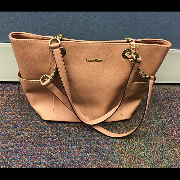 Calvin klein purse gold Clearance